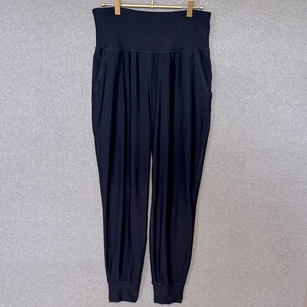 Old Navy***Active Powersoft Loose Fit High Waist Go-Dry Women Jogger Pant L Blue - Picture 2 of 9